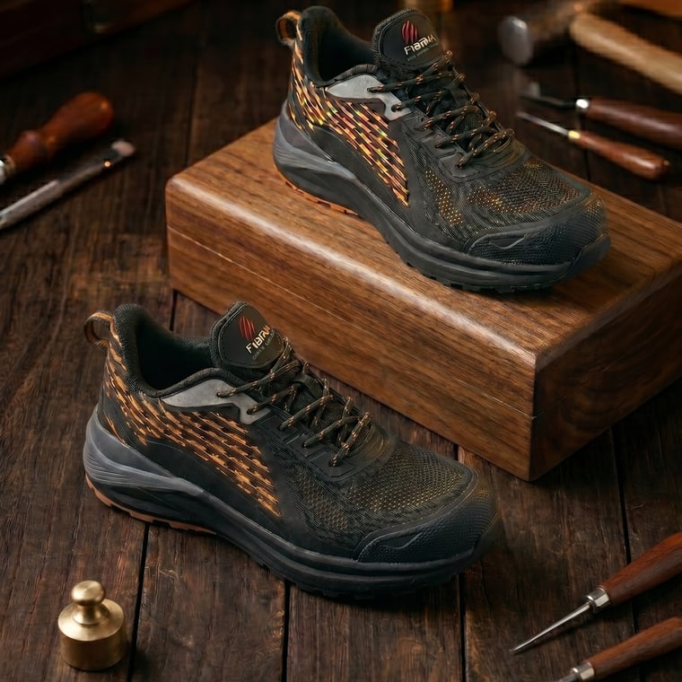 Example of safety footwear displayed in the Corvian catalogue